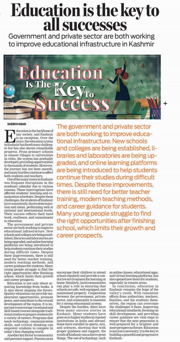 itx_imad_63's tweet image. Here is my views about Education in Kashmir.