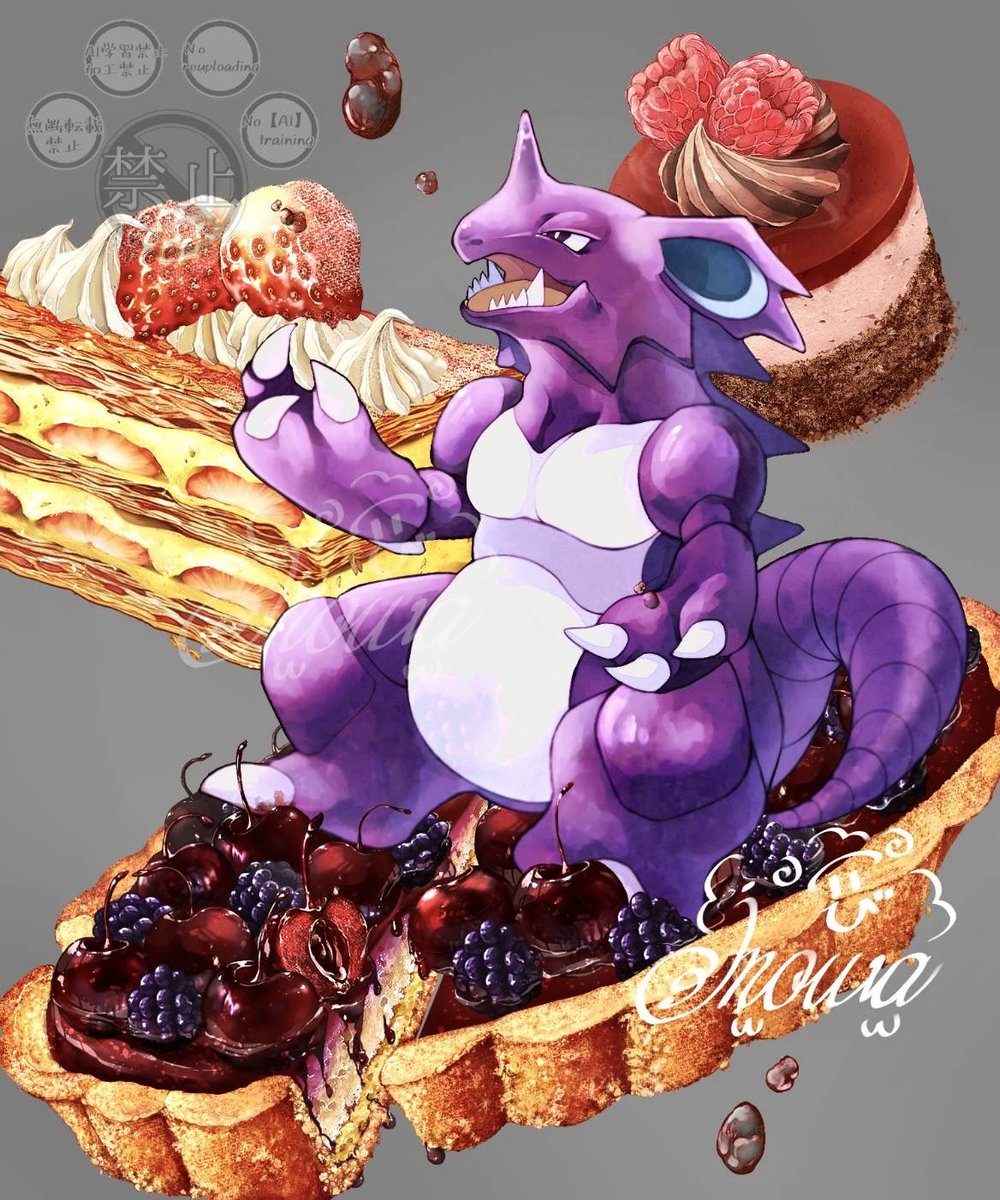 nibi_irowa's tweet photo. 大型獣にもスイーツを

#イラスト https://t.co/B0CbNIFWjS