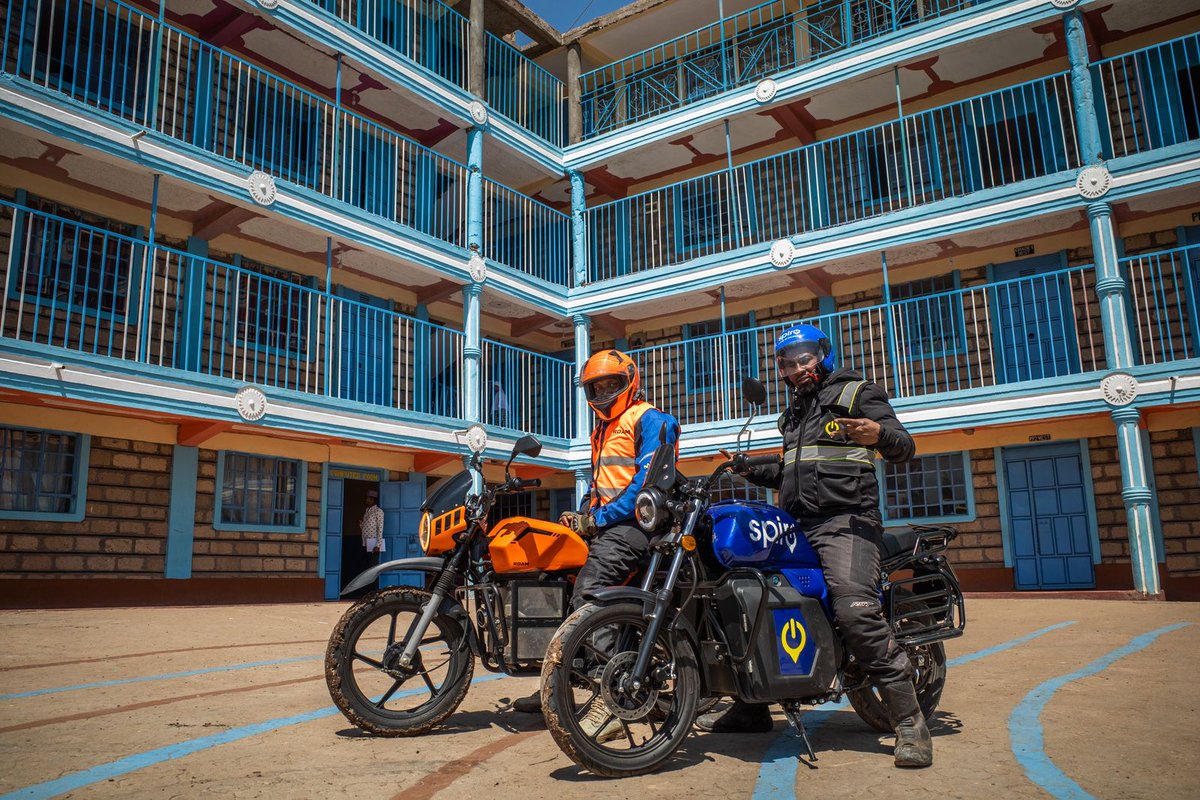 KenyaPower's tweet photo. 1/3  #RoadtoAddis e-convoy includes two motorcycles and two remarkable riders.
Michael Githuka, Technical Team Lead at ROAM Electric Ltd, Nairobi, joined the expedition out of his passion for long-distance rides and to prove that @roamelectric's motorcycles can match endurance with innovation. He’s astride the @roamelectric Air Gen 2, a locally-manufactured electric bike built for performance and resilience.
 
Edwin Shomba, Technical Team Lead at Africa Smart Mobility Solutions (@SPIROEVs), Nairobi, took on the challenge for both professional and personal reasons: to demonstrate the long-range capability of e-motorcycles and to take pride in a cross-border journey that puts @SPIROEVs's workmanship on display. He’s riding the Spiro M1, a machine that has drawn admiration at every stop.