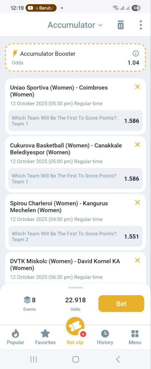 Basketball
Team to score first points 
22 odds

MELBET ➡️ RM9Q3