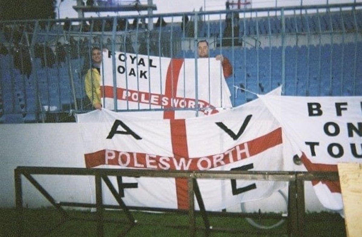 Tamworthlion's tweet image. 23 years ago today was Slovakia v England in Bratislava. The night before we went to the Under 21’s in Trnava. In the 2nd photo I’m close to getting a whack by the dodgy old bill. Dug out the old ticket stubs with the train ticket….
#followenglandaway #avfc #utv