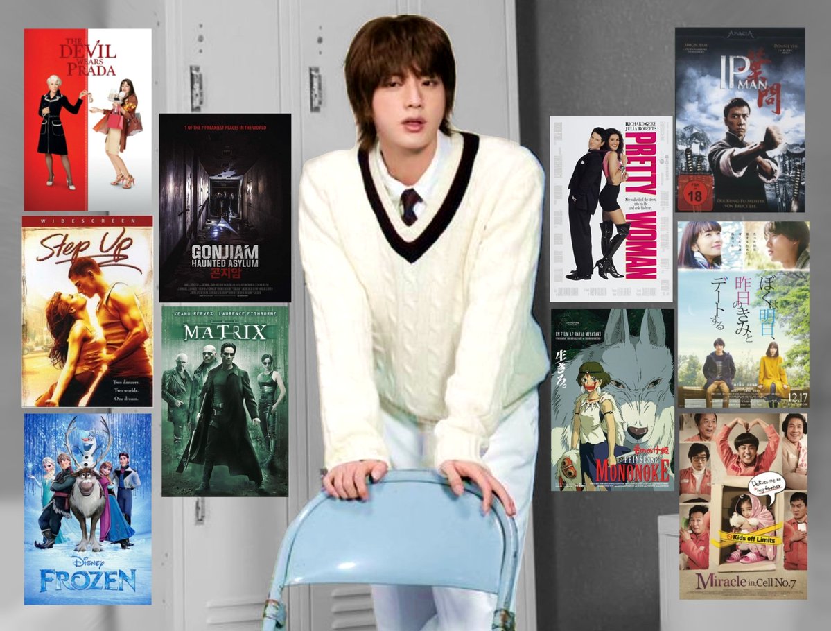 10 films to get to know seokjin.