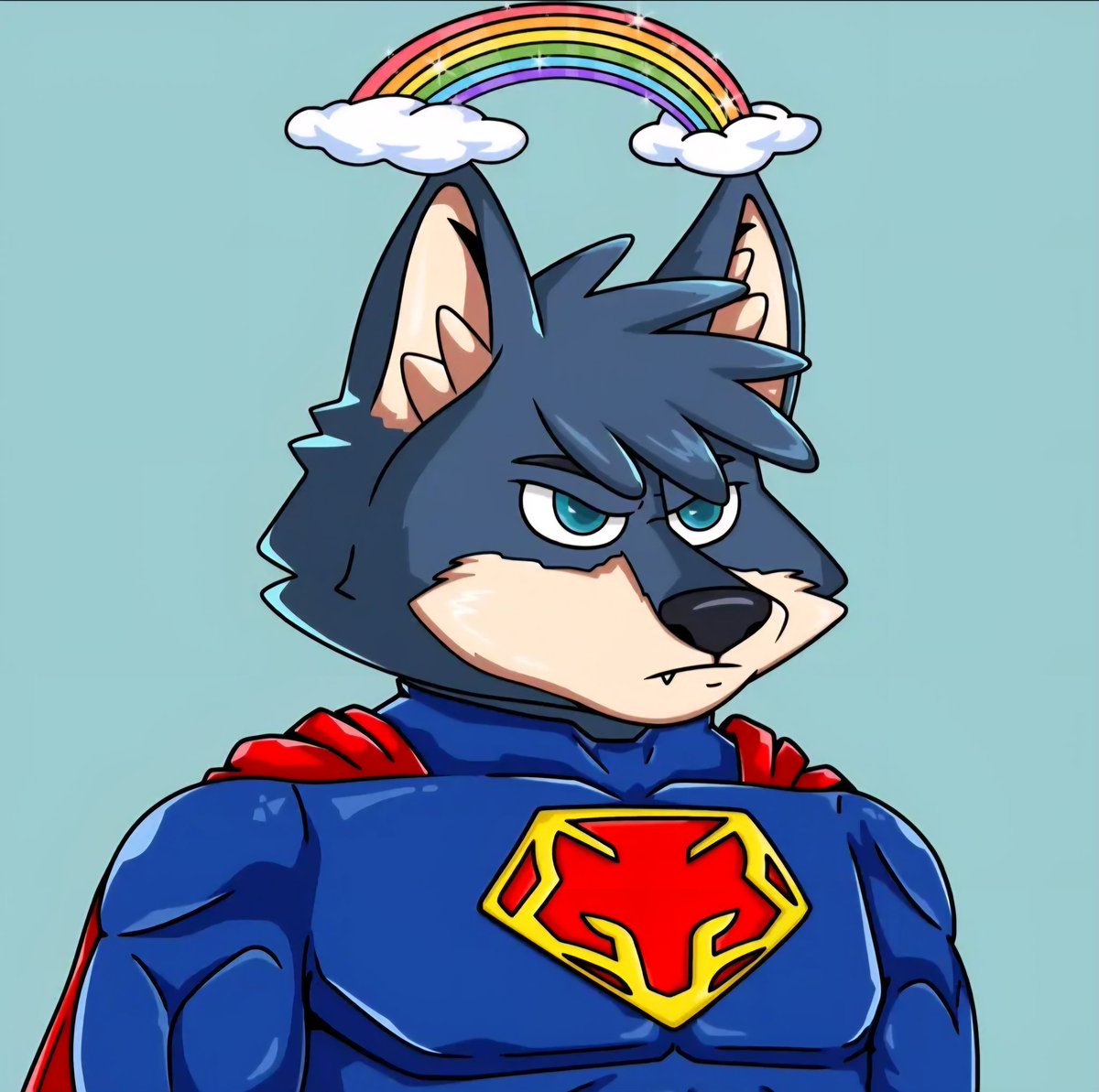 SmurfMetaX's tweet photo. Hey @the_jujukey
I just did a thing 🦸♂️🌈
Manifestation IRL.
#RAINBOWCOALITION #SUPERWOLF #wolfies
@wolfswapwolfies @EbisusBay @axldefi https://t.co/tYLvs9QbnG