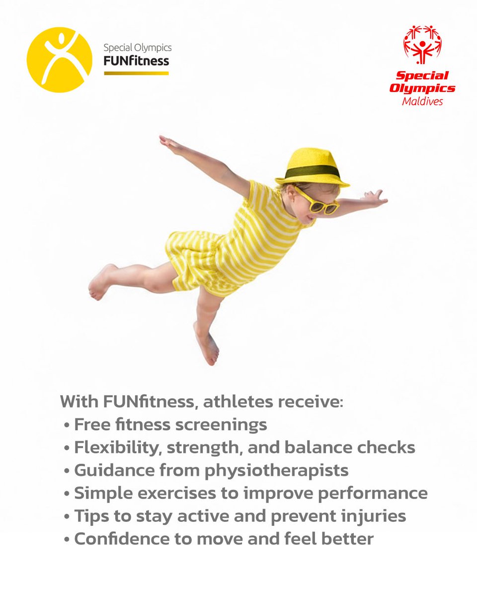 Fitness looks different for everyone, but feeling good is for everyone. 

Our FUNfitness screenings help athletes understand their strength and mobility.

Date: 16th &amp; 17th October 2025
Kulhudhuffushi City