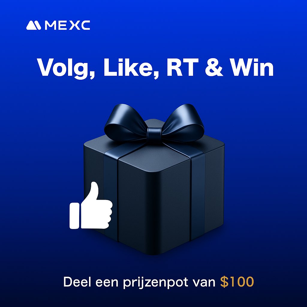 MEXC_NL's tweet image. 🎉 Volg, Like, RT & Win! 🎁
Doe mee met onze nieuwste giveaway!
💰 Prijs: $100 totaal — 10 winnaars krijgen elk $10
✅ Volg ons op X
✅ Like & Retweet deze post
✅ Join onze Telegram groep👉🏼 t.me/MEXC_NL
⏰ Nu t/m 16 oktober 2025
#MEXC #Giveaway #Crypto…