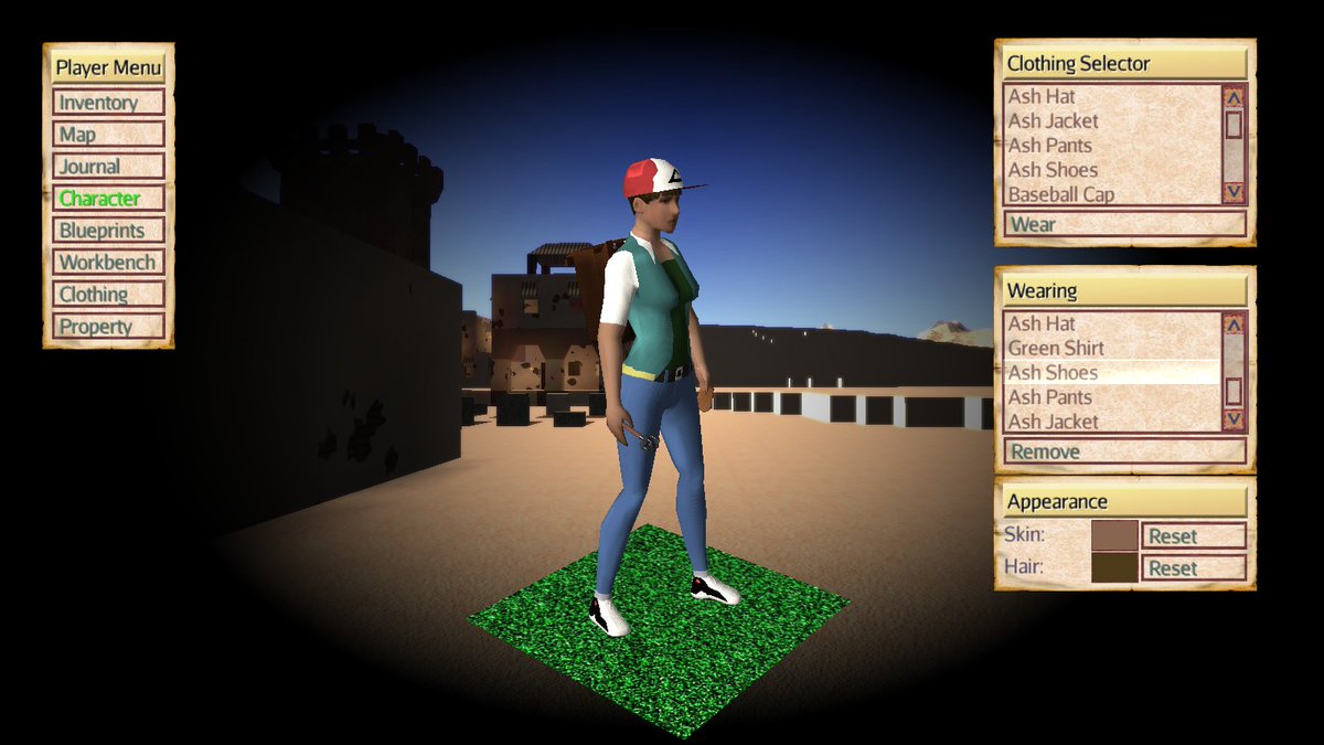 Simsilica's tweet image. Testing the latest changes to the in-game clothing editor, I created this costume to play around. Still not sure what I will create for the Halloween Party on the 31st. #mythruna #IndieGameDev #indiegame #lwjgl #indiedev #indiegames #opengl #voxels #screenshots