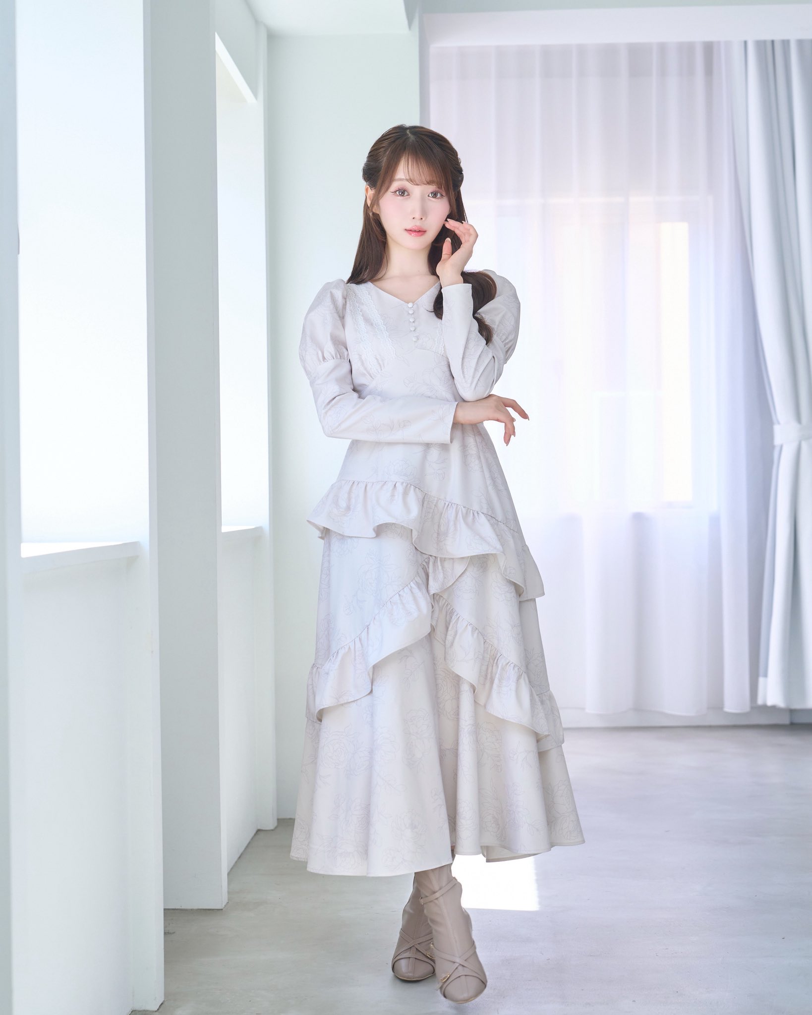 Bibiy. JOSEPHINE DRESS グレー 【公式通販】