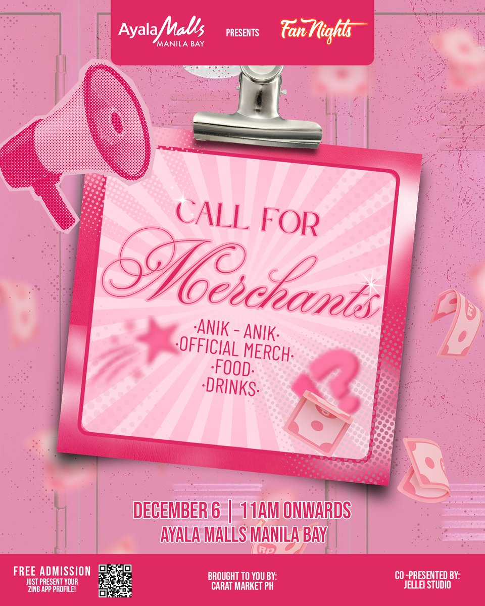 Carat_Market's tweet photo. Merchant Call Pt. 2!

Months before the event, we’d love to hear from our talented artists and business owner Carats! 💎
We’re opening this platform to give you the chance to showcase your art and business to the community. ✨

https://t.co/lF22ZQNhui

#CaratMarket2025 https://t.co/rmrwZydrAX