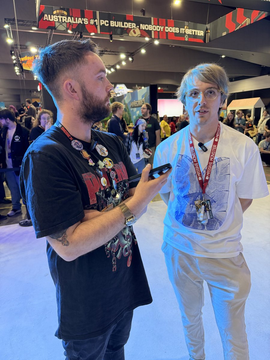 Sorry if I miss anyone, I’m tired 😭 
<a href="/Qualbert1/">Qualbert 🎮 Now Playing: Katamari</a>
<a href="/TheIndiEXP/">The IndiEXP 🔜 MIGW & PAXAus</a> 
<a href="/alex_bestie/">Alex ✰🍉</a> 
<a href="/checkpointboss/">Luke Mitchell 🎮🐻</a> 
<a href="/Nomibelle/">Nom 👾 🔜 PAX Aus</a> 
@faultrunner  
<a href="/KJPalmer_24/">Kerry Palmer</a>
<a href="/HarrisonGibbins/">Harrison</a> 
<a href="/DoubleJumpComms/">Double Jump Comms</a> 
#paxaus2025