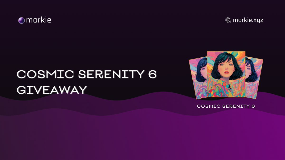 Cosmic Serenity VI Giveaway 🎉
Complete Tasks &amp; Win Cosmic Serenity VI 😎

🔗 quest.intract.io/quest/68eb7cc3…