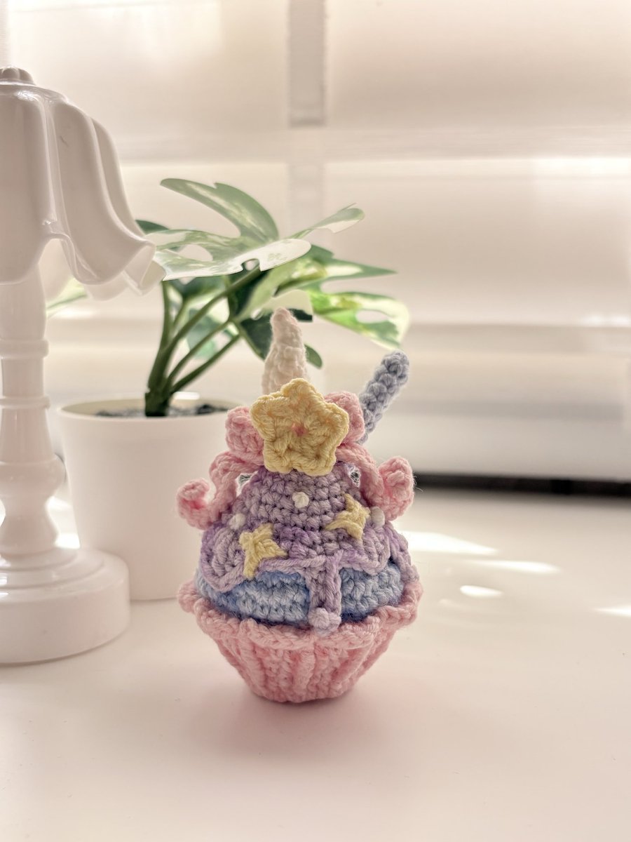 الأسبوع الأول 🧁
كوب كيك وحيد القرن النجمي 🦄⭐️

[  #كروشتوبر_2025 ]