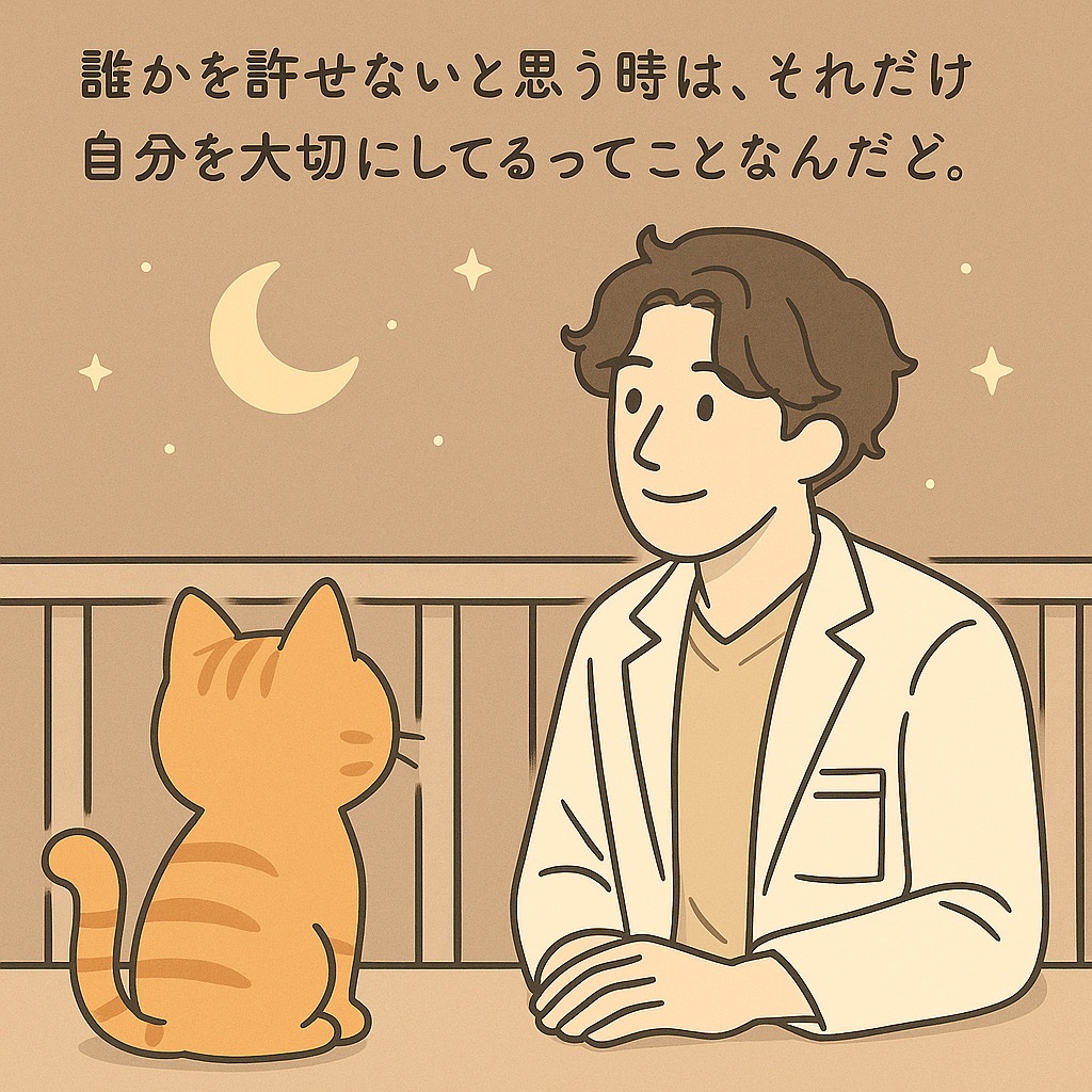 自分を押し潰してまで許す必要はありません。