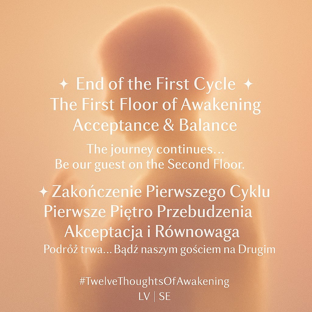frejaaligheri's tweet image. 🫡Welcome to the Twelve Floors of Awakening — a holistic journey through psychology, medicine, mindfulness, and the mystical language of the soul.
#12FloorsOfAwakening #LoveFighters #Acceptance #SelfCare #MindSet #SelfCareMatters #DepressionAwareness #FrejaAligheri #Poland #PL