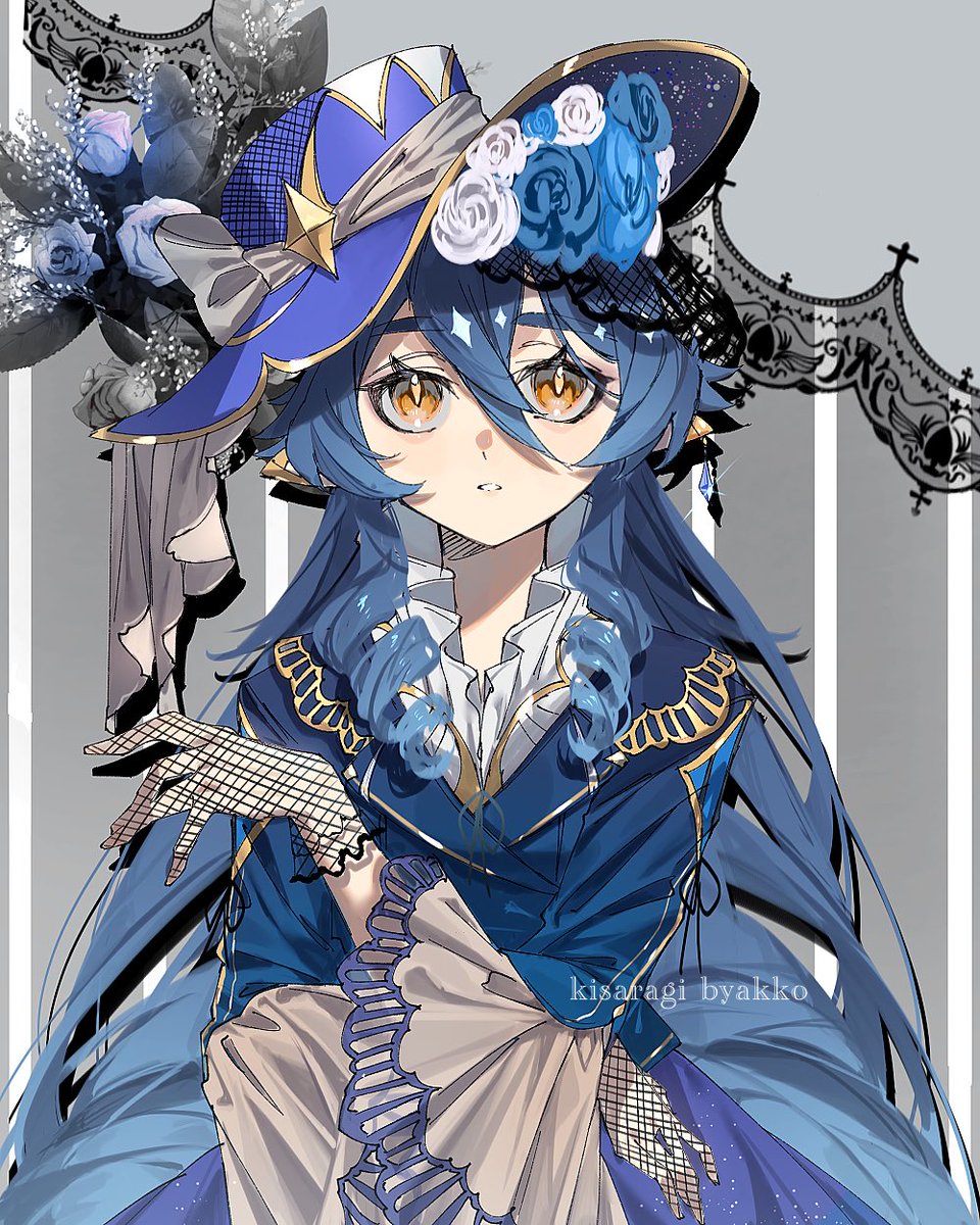 kisaragi_byakko's tweet photo. 結構前に描いたオリ衣装のレイラ気に入ってるからリメイクする！ https://t.co/fINDEttcj3