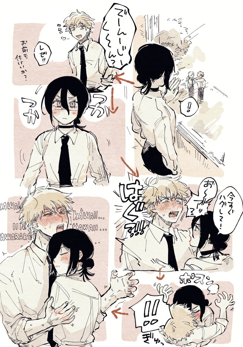 EZ3xyh's tweet image. 強めの幻覚デンレゼ
イチャイチャしてほしい...