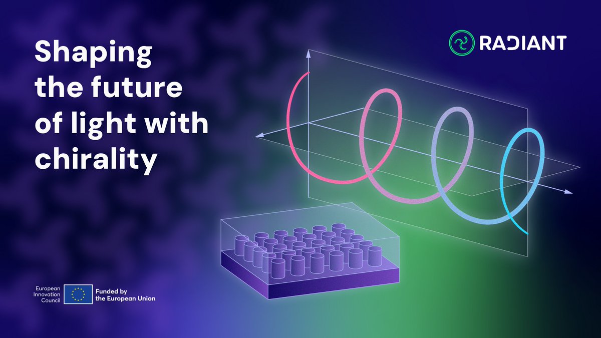 What if LEDs could be brighter, greener &amp; more efficient? 💡

RADIANT explores chiral nanophotonic architectures to make this happen—enabling advances from next-generation displays to secure communications.

Sustainable light for the future starts here: radiant-pathfinder.eu