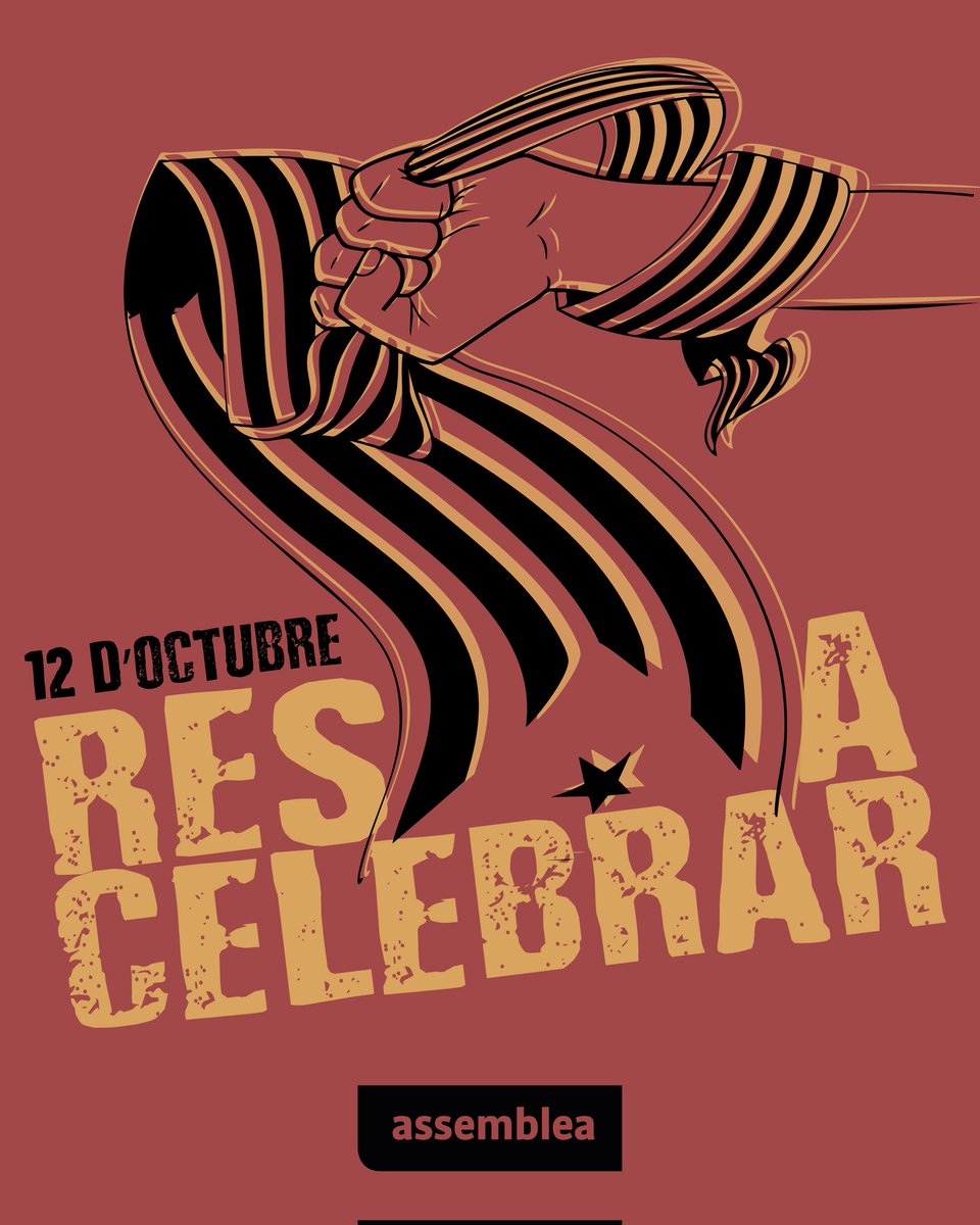 ⬛️⬜️ Ni hispanitat, ni genocidi.

Avui, com cada 12 d'octubre, no tenim res a celebrar.

Contra l'espanyolisme que imposa l'Estat, continuarem treballant incansablement fins a la independència!