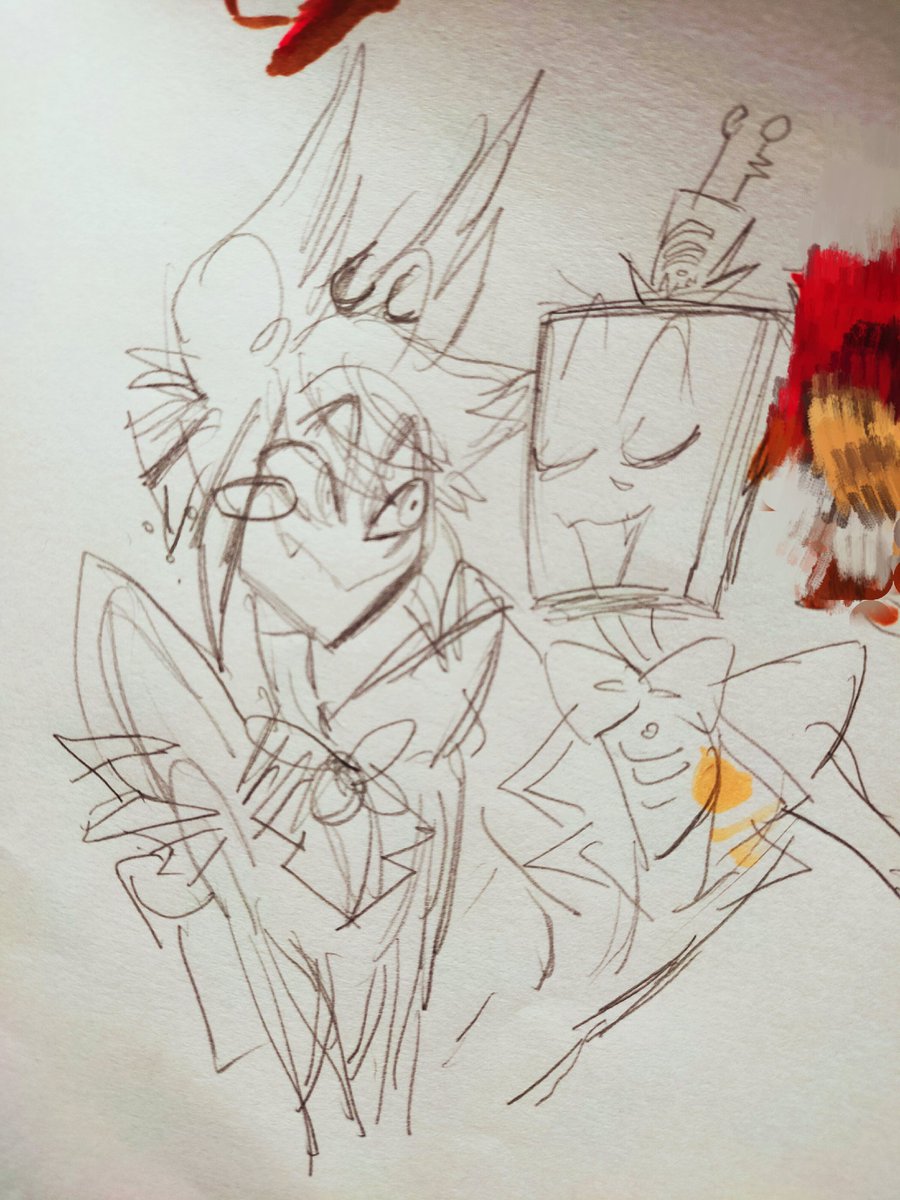 布団から起き上がる元気がないのでアナログ落書き