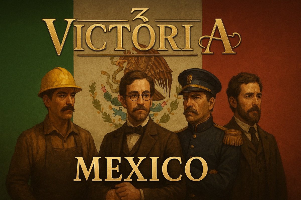 Jetzt LIVE mit dem neuen #Victoria3 Roleplay Multiplayer als Mexiko mit Technokratie-Rat!  
twitch.tv/gaius