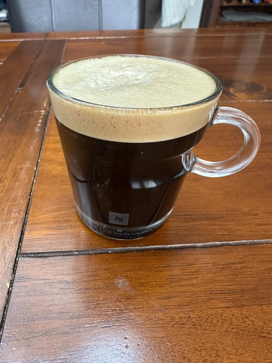 #nespresso thank you for making those of us who love an #americano so blissfully happy at 1030am on a Sunday!