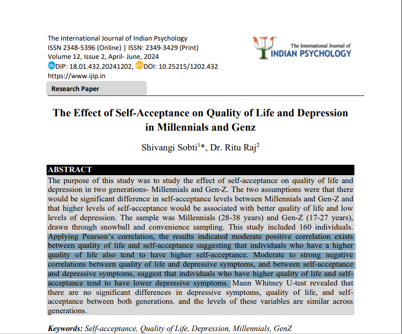 Jumpsmash_'s tweet image. Hi ges! gue habis baca jurnal menarik. Ternyata self-acceptance / penerimaan diri berdampak banget sama kesehatan mental. Semakin kita menerima diri (termasuk menerima takdir yang Allah tentukan kepada kita), akan meningkatkan kesejahteraan hidup &amp;amp; menurunkan simtom depresi🥹