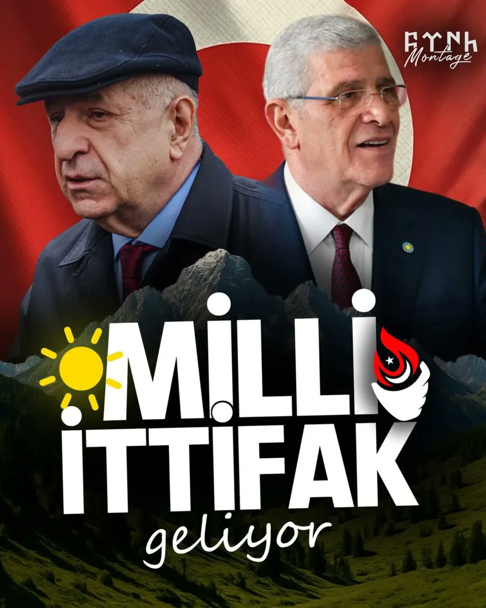 🔴#SONDAKİKA | İYİ Parti ve Zafer Partisi arasında Milli İttifak kuruluyor.