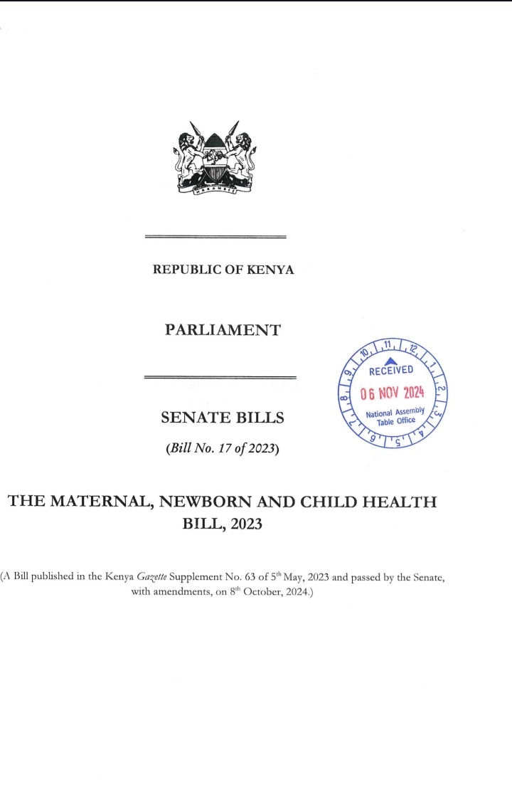Bill Gates funding KEMRI for over half a Billion has reminded me that there is actually a KEMRI Ammendment Bill, 2025 in Parliament that has been sitting in my documents folder since Sept and a Maternal, Newborn and Child Health Bill in Senate. Coincidental? Related?
Wacha nione
