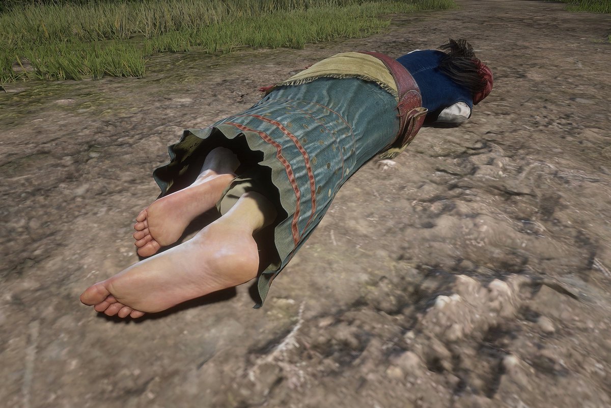 FITRY1203's tweet photo. RDR2 madam Nazar feet https://t.co/zVpmi8IQ50