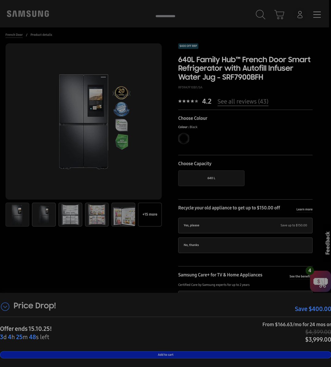 daniel_scuteri's tweet image. Just upgraded my Samsung ecosystem.

Does your smartphone ecosystem have a smart fridge?