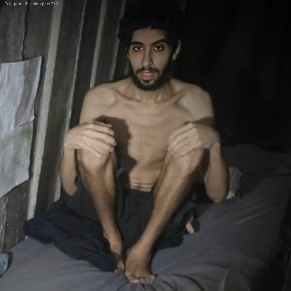 NoaMagid's tweet image. I imagine the moment when a small flashlight reached him through the darkness, and someone shouted to him in Arabic: &quot;Get up, you’re leaving&quot;.