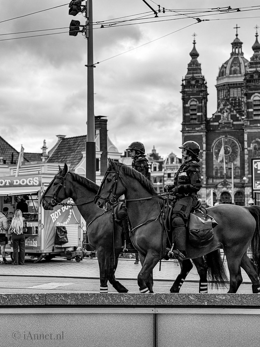 _WMedia_'s tweet image. Today anti-immigration and anti-fascism protests in Amsterdam. 

Two water cannons are on standby. Police presence is heavy.

#forMax💛