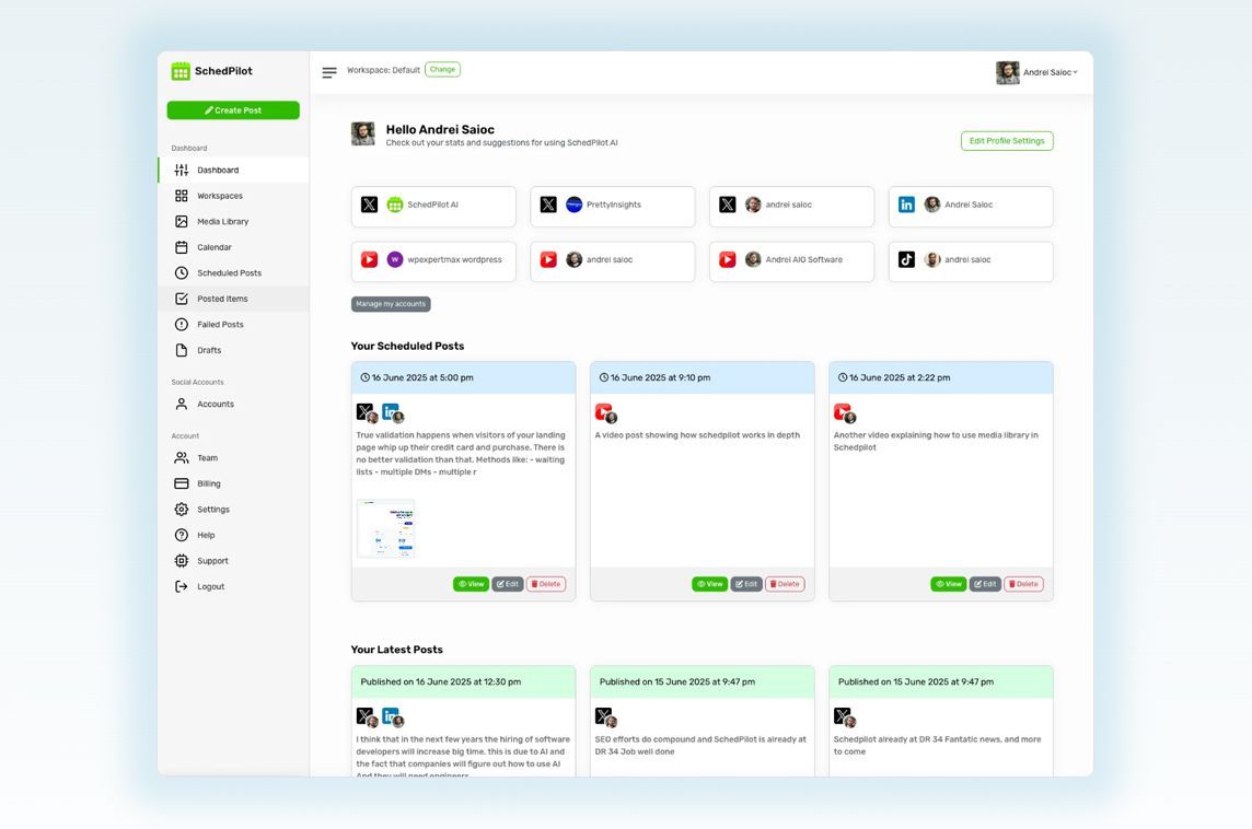 MadeWithLaravel's tweet image. SchedPilot is a social media scheduling tool built with Laravel & React by @asaio87 💬 - madewithlaravel.com/schedpilot