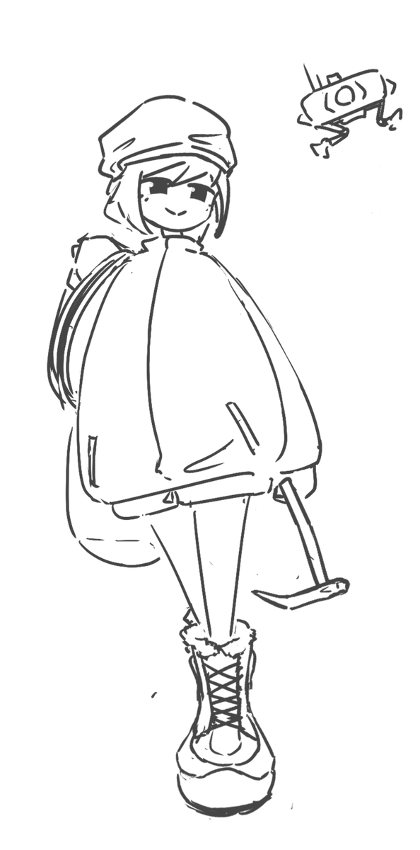 Just_Yoki's tweet image. Nuclear winter girl
