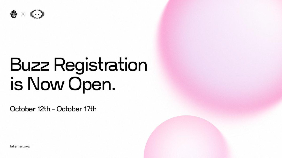 ChainGPT_Pad's tweet image. 🪬 @wearetalisman $SEEK Buzz is officially open for registration.

You have until October 17th to climb the Buzz leaderboard for your share of $250,000 in $SEEK.

Get started here: pad.chaingpt.org/buy-token/423/…