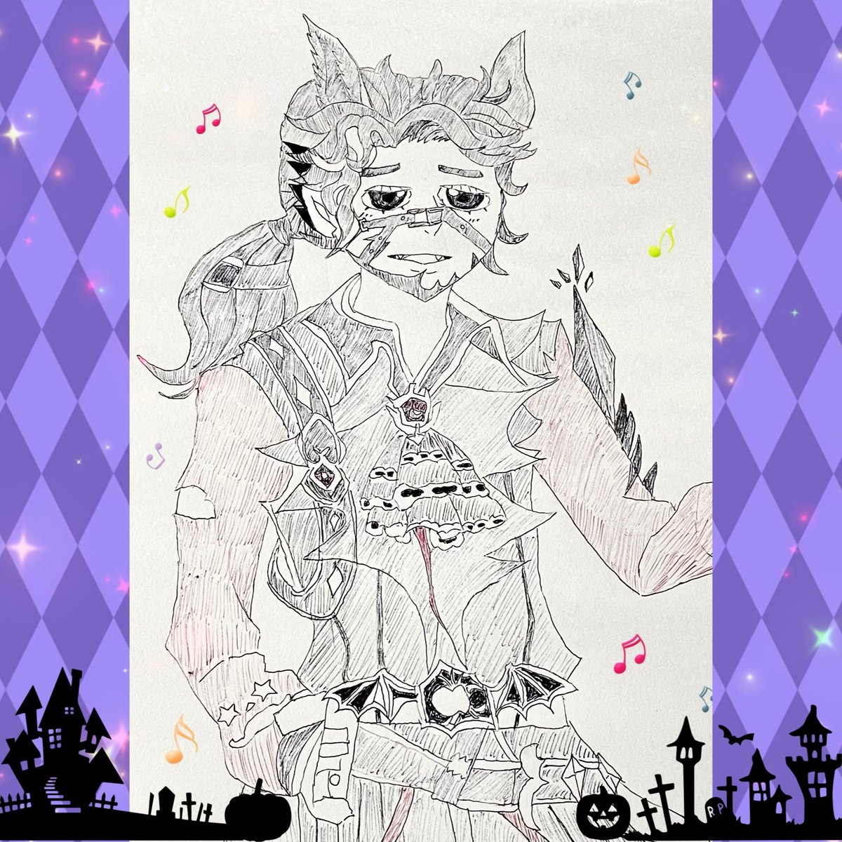 MidorimaYuisan's tweet image. 🎃🎹
#identityVイラスト #idv  #frederickkreiburg