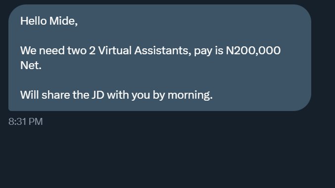 AramideOyekunle's tweet image. Are you available?