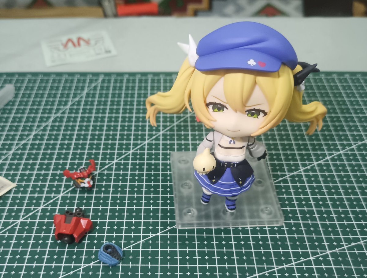 My first Nendoroid is finally arrived while i was building my first Gundam. I love having adult money 😆 #Dokishrine