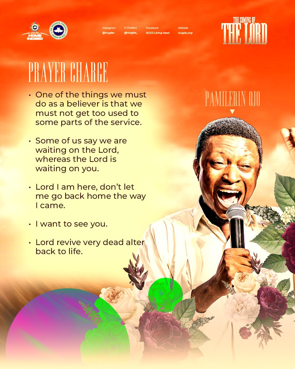 rccglsc_'s tweet image. One of the things we must do as a believer is that we must not get too used to some parts of the service. 

Some of us say we are waiting on the Lord, whereas the Lord is waiting on you. 

#rccglsc #teamard #sundayservice #rccg #thecomingofthelord