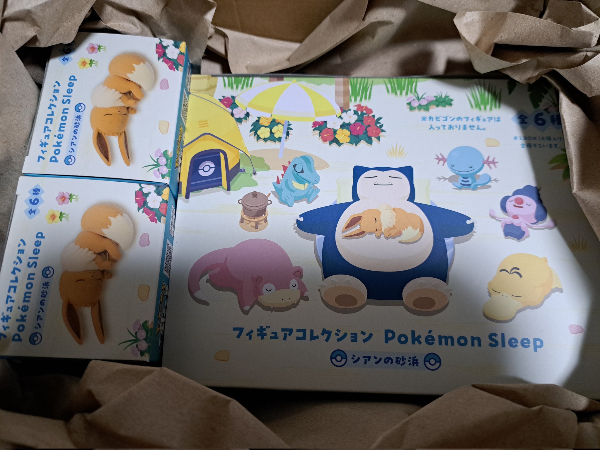 フィギュアコレクション Pokémon Sleep シアンの砂浜 BOX ｜【公式