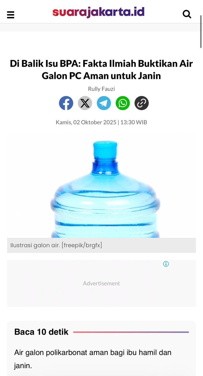 Udah terlalu banyak ya berita-berita fear mongering buat para bumil. Jangan ya gaes.... jangan! 

jakarta.suara.com/read/2025/10/0…