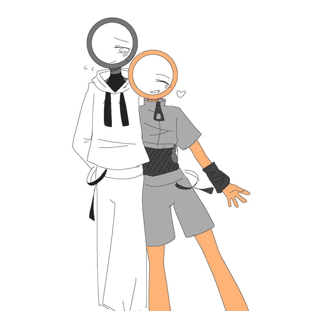 hakumu_yumu's tweet image. リクエストで貰った🖤🧡描くの楽しかった🥳

#AnimatorVSAnimation
#AnimationVSMinecraft 
#AlanBecker