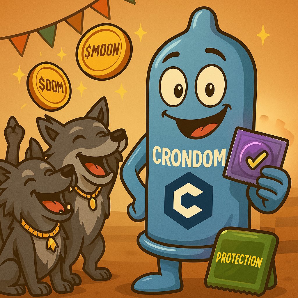 Sometimes you gotta stay wrapped up and wait for the right moment 😏🛡️

The <a href="/wolfswapwolfies/">Wolfies</a> of <a href="/wolfswapdotapp/">Wolfswap | Swap & Earn</a> are warming things up among <a href="/TheLionStrategy/">LionStrategy</a> $WOLFSTR and <a href="/kristokencro/">Kris token - CEO of Meme Coins</a> $AWOO 🔥🐺

Stay protected, #crofam , when it’s $DOM time, we’ll be ready to go all in 💦