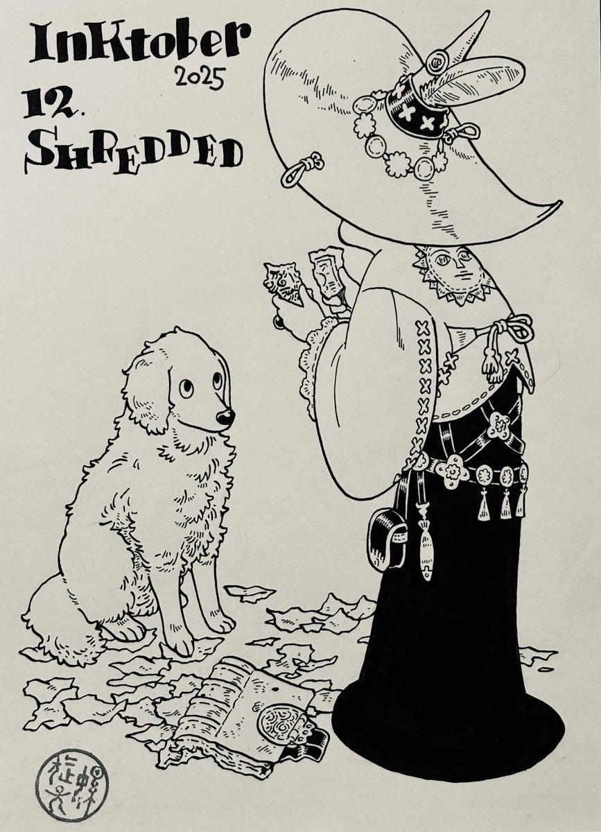 「……」
「……」
「…………」
「…………」
「………………」
「………………」
#Inktober2025
#Inktober
#厄除け画集
