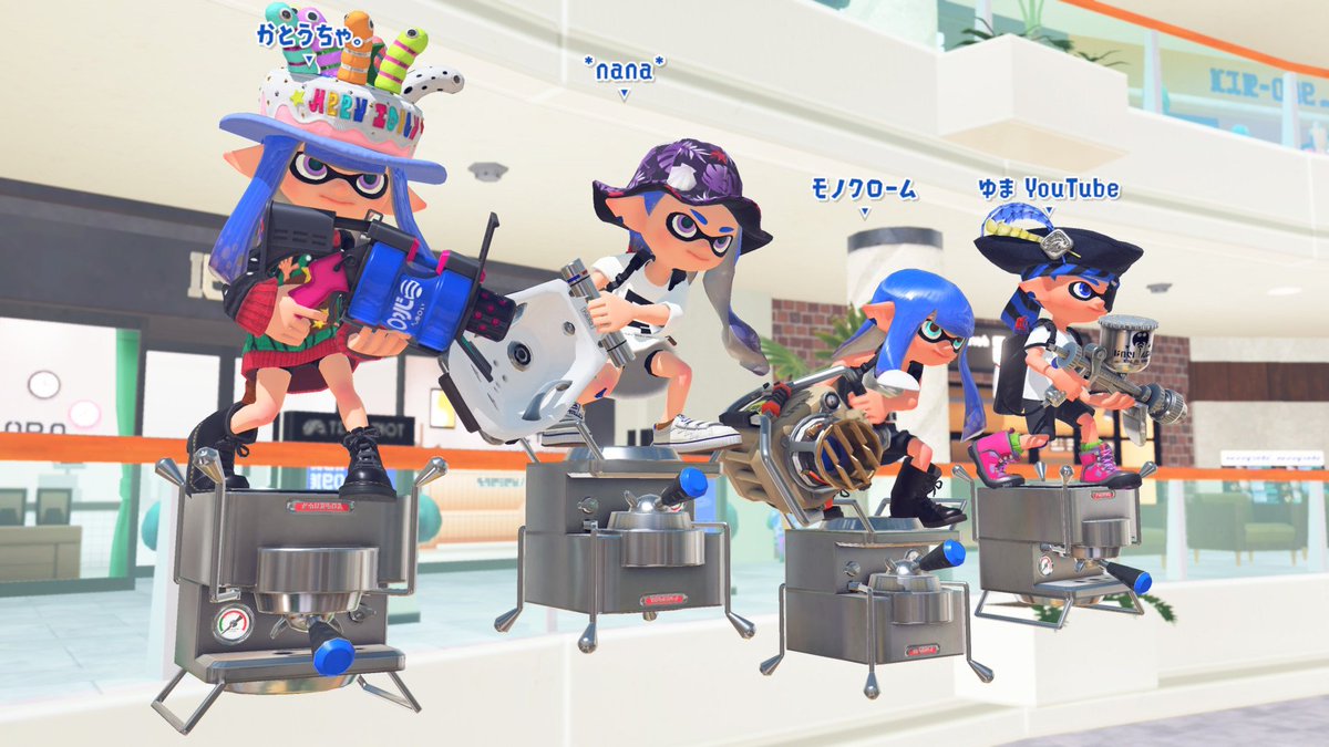herikopyuta_na's tweet image. ゆまちゅーぶ(@yuma_spl3)モデさんのとっちーとアラマキのキケマで共闘🥹❤嬉
一人テンション上がりすぎてた🫣💦
とっちー上手すぎ💝
そのままメン限配信見に行ったらオープンしててそのまま参加させてもらっちゃった🥰
ゆまさん、モデのとっちー、ミカシェルさんありがとーございました(⁎˃ᴗ˂⁎)🎶