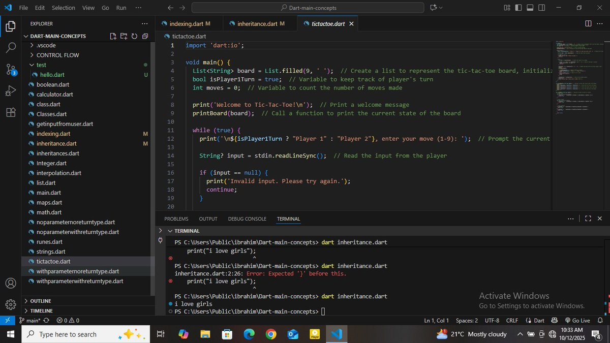 eebraahima's tweet image. &apos;Dart&apos; a flutter framework for mobile app development.