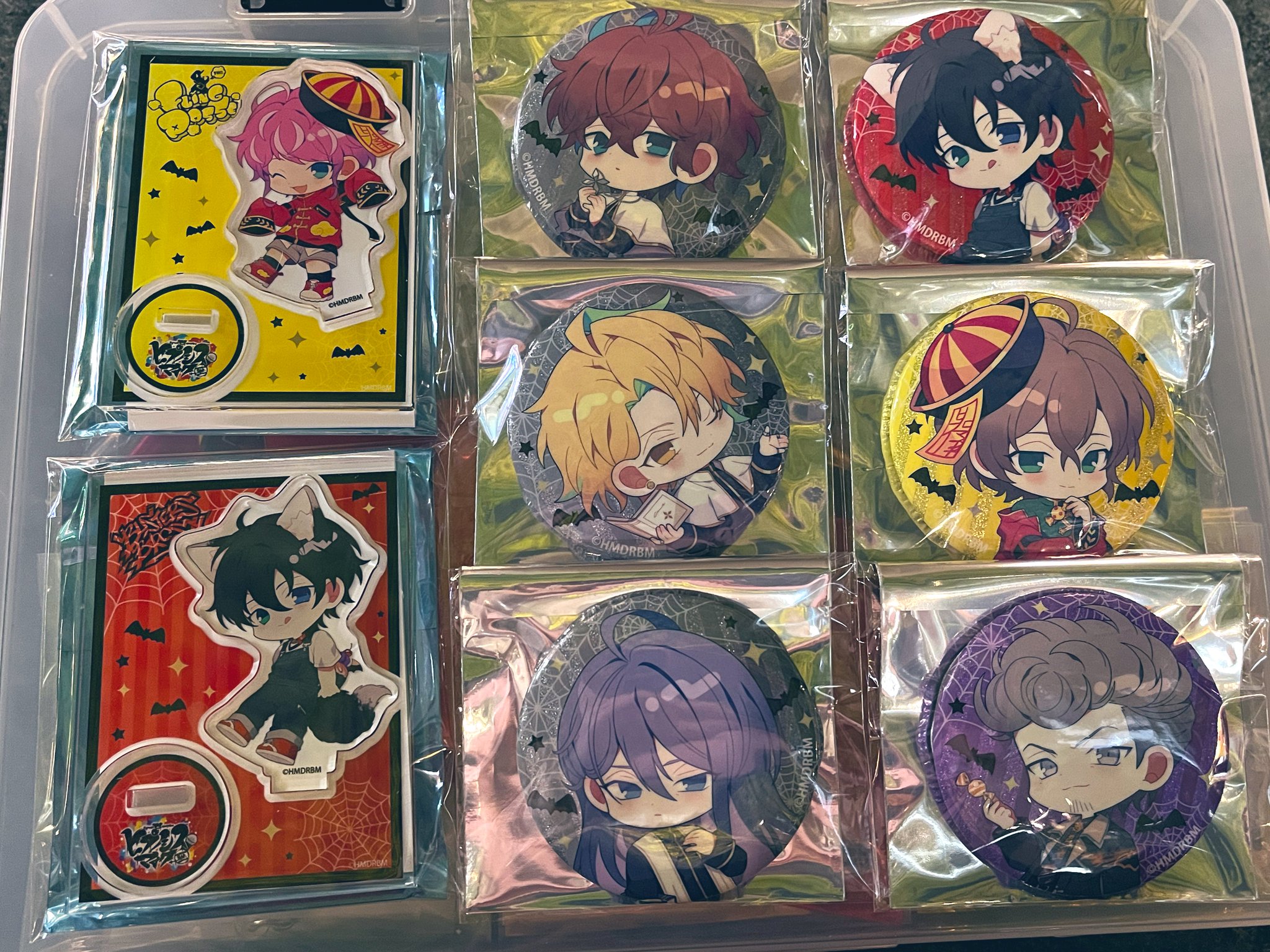 ヒプマイ マルイ ハロウィン 缶バッジ 観音坂独歩 ヒプノシスマイク ヒプマイ マルイ ハロウィン 缶バッジ 四十物