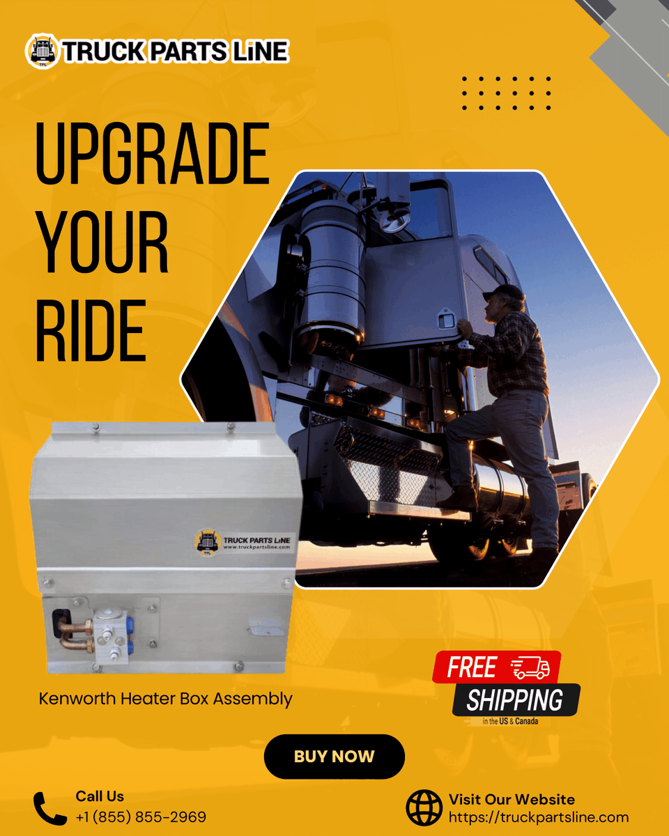 TruckPartsLine's tweet photo. Tired of replacing rusted boxes?
Our Stainless Kenworth Heater Box is rust-free for life.
Built for comfort and reliability.
Perfect for USA &amp; Canada fleets and independents.
👉 Don’t wait — upgrade now: https://t.co/09SLtrcmbx

#KenworthLovers #TruckDriversUSA #TruckRepair https://t.co/jd2kHNfNRE