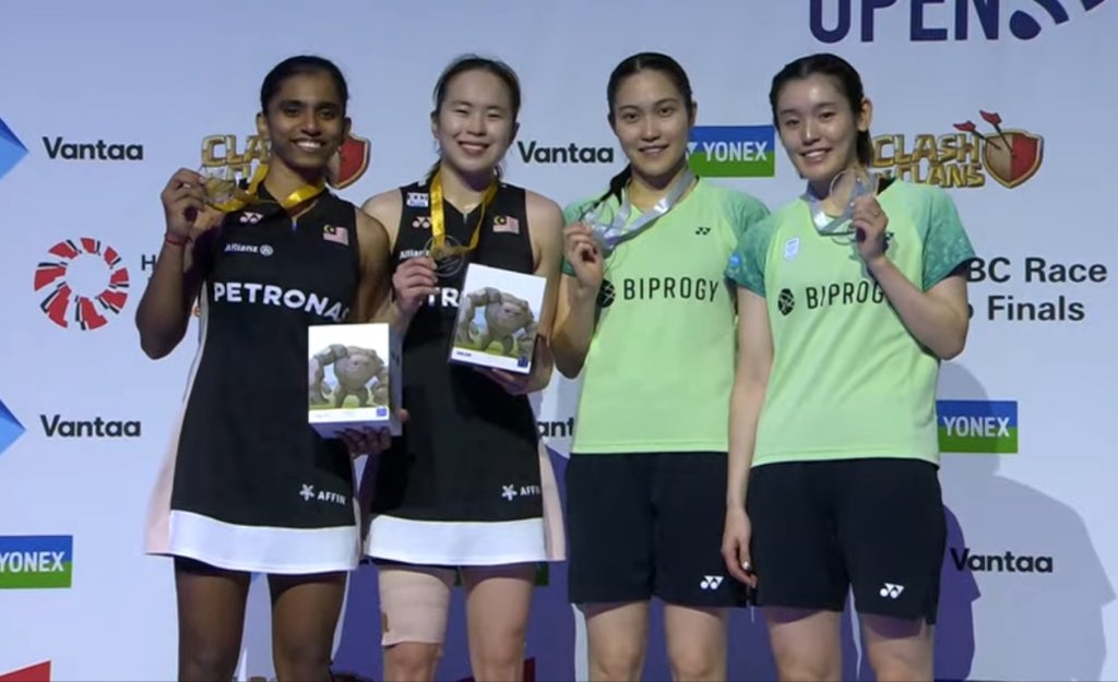 #ArcticOpen2025 - Women’s Doubles

🥇Pearly Tan/Thinaah Muralitharan (MAS)
🥈Rin Iwanaga/Kie Nakanishi (JPN)

Congratulations to both pairs!