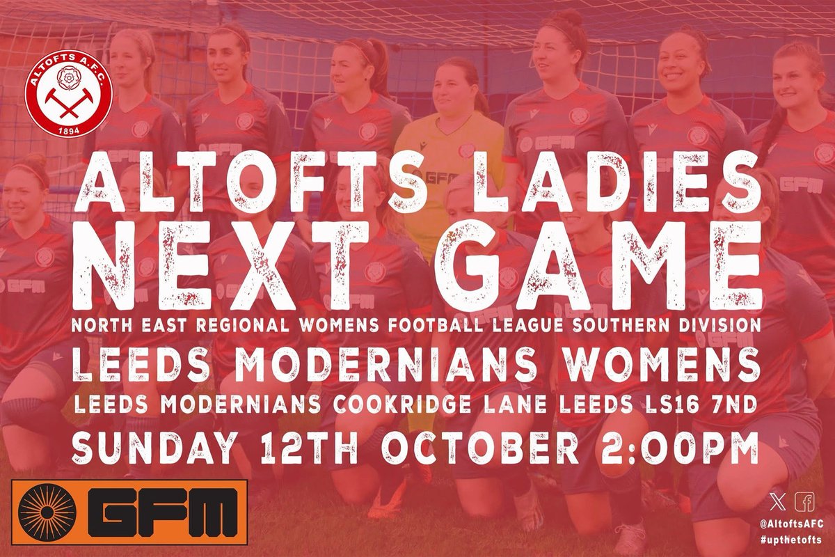 Tough test today as we travel to Cookridge to face @leedsmodswomens 

#upthetofts #nerwfl