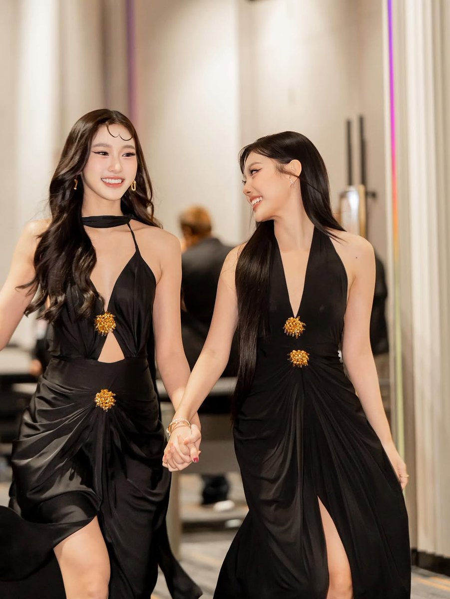 tiredmfk's tweet image. When they&apos;re matching😌 

☆#ArhoungPam #PamArhoung ☆